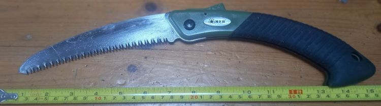 FOLDING SAW - 17 CM - MFH® - OD GREEN/BLACK FOLDING SAW - 17 CM - MFH® - OD GREEN/BLACK