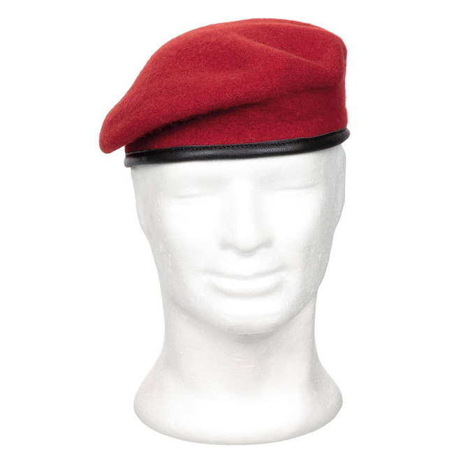 COMMANDO BERET, RED MFH Red Military Surplus \ Used Clothing \ Headwear \ Berets