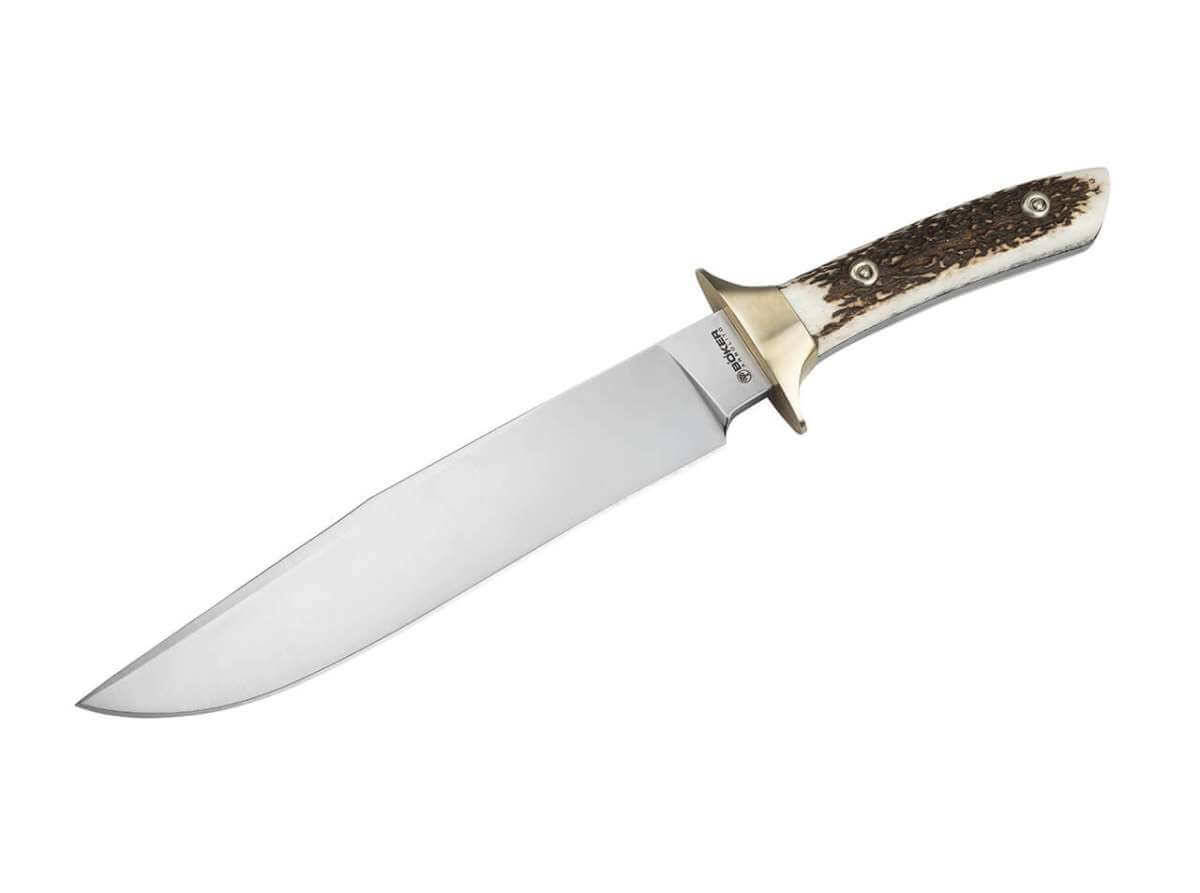 FIXED BLADE KNIFE EL GIGANTE 2.0 STAG BROWN Knives \ Fixed Blade