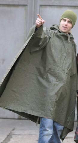 gorilla様 US ARMY 1944 WW2 PONCHO GERMAN WET WEATHER PONCHO - OD