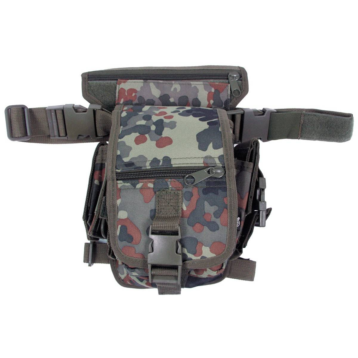 HIP BAG WITH LEG AND BELT FIXING "SECURITY" MFH® BW CAMO BW