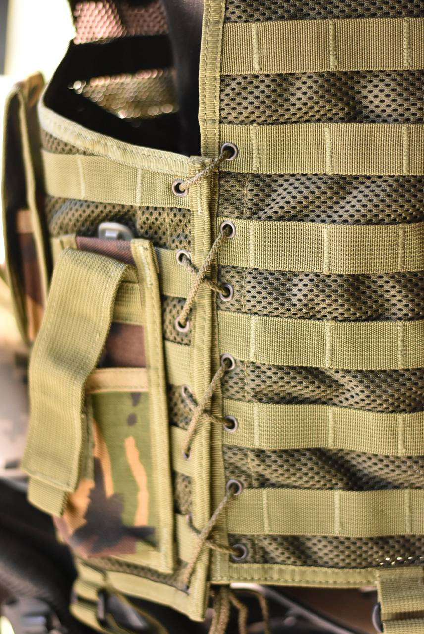 MOLLE TACTICAL VEST CAMOUFLAGE DPM MILITARY SURPLUS ROMANIAN ARMY