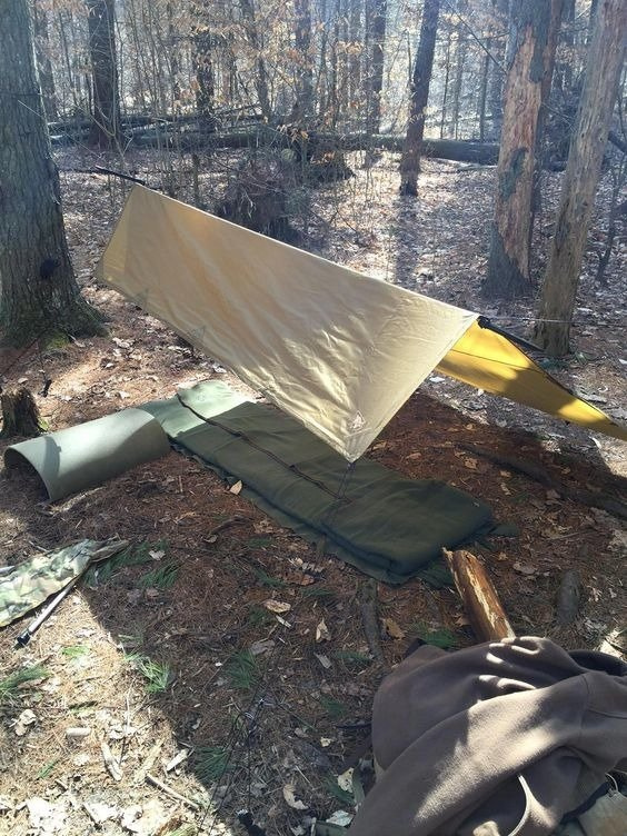 Romanian Plashpalatka, rain cape/shelter half, surplus, Olive, 1.80x1