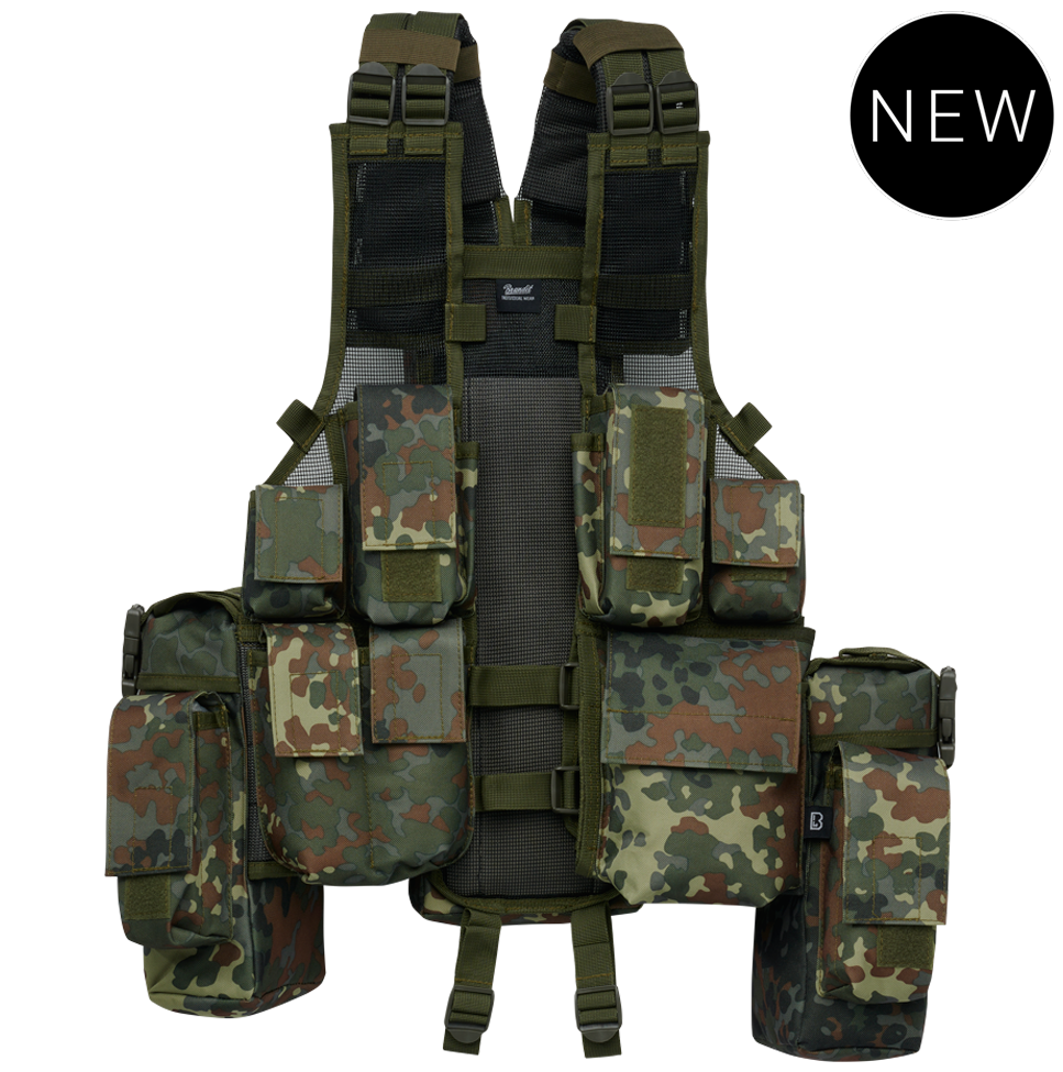 TACTICAL VEST FLECKTARN BRANDIT FLECKTARN Military Tactical \ Tactical Vests \ Tactical