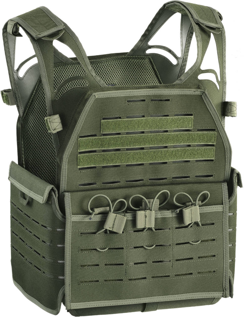 TACTICAL VEST FOR BALLISTIC PLATES LASERCUT, WITH MOLLE SYSTEM
