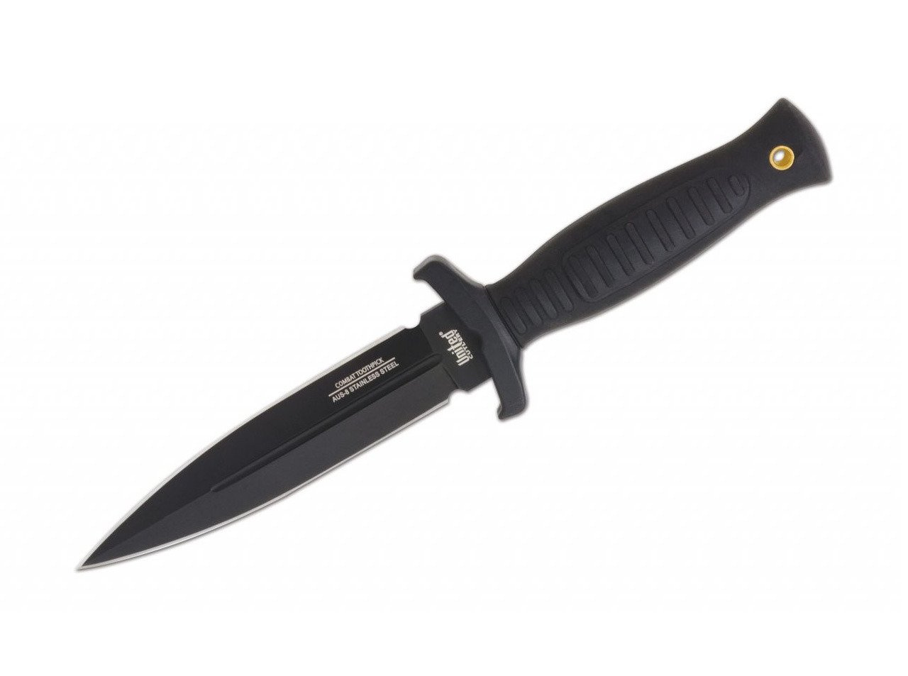United Cutlery Combat Commander Boot Knife Black Knife Knives \ Fixed