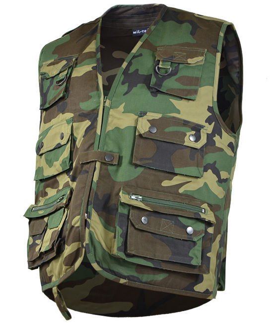 Woodland HUNTING AND FISHING VEST Woodland US, Apparel \ Vests \ Hunting  Fishing & Rangervests Hunting \ Vests militarysurplus.eu, Army Navy  Surplus - Tactical, Big variety - Cheap prices