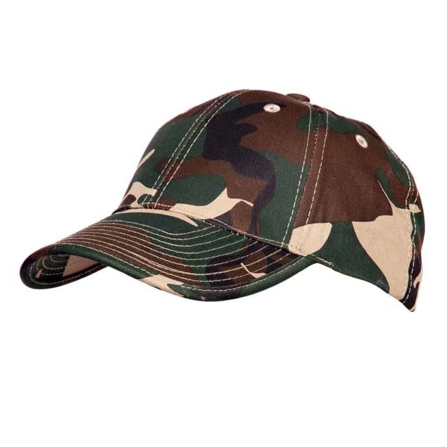  FlexFit™ baseball cap - Woodland camouflage - Fostex