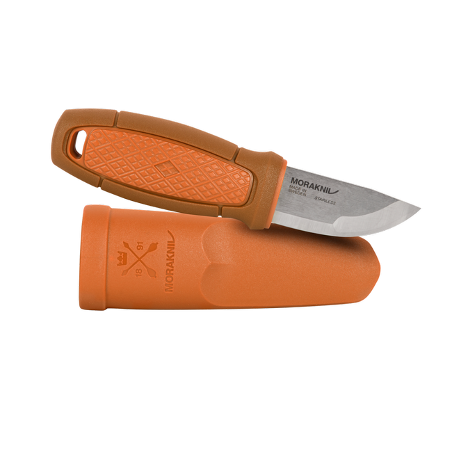 FIXED BLADE KNIFE - ELDRIS - STAINLESS STEEL - MORAKNIV® - ORANGE