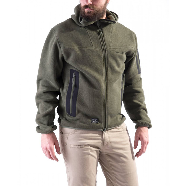 FLEECE SWEATER - "FALCON PRO" - PENTAGON® - Maroon Red