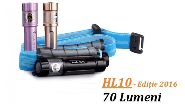 Flashlight Fenix HL10, water resistant