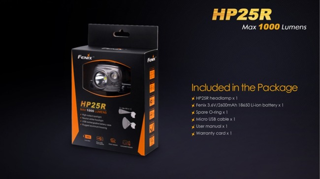 Flashlight Fenix HP25R