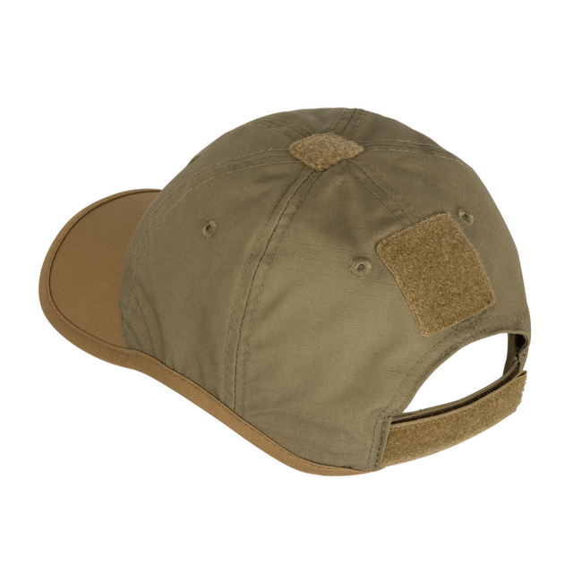 Logo baseball cap, hat - PolyCotton Ripstop - Black / Olive green
