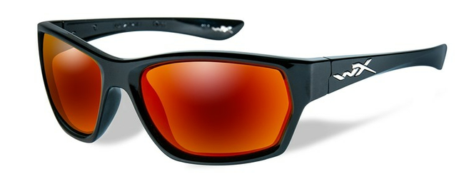 MOXY POL CRIMSON MIRROR LENS/GLOSS BLACK FRAME
