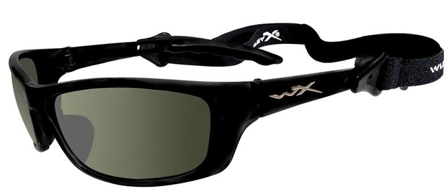P-17 POL GREEN LENS/GLOSS BLACK FRAME