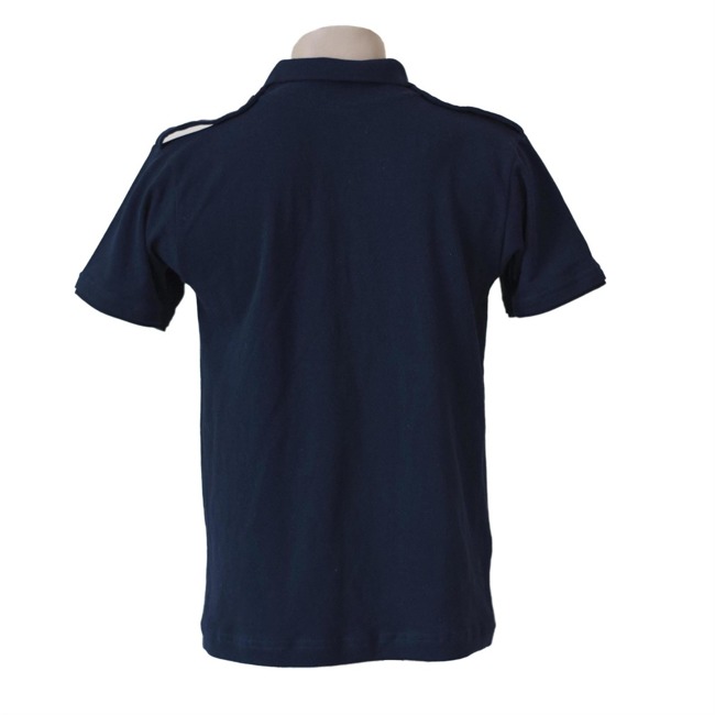 Prison Guard Polo T-Shirt,  Blue Navy (Velcro) 