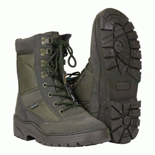 Sniper Boots with YKK Zipper - Green - Fostex