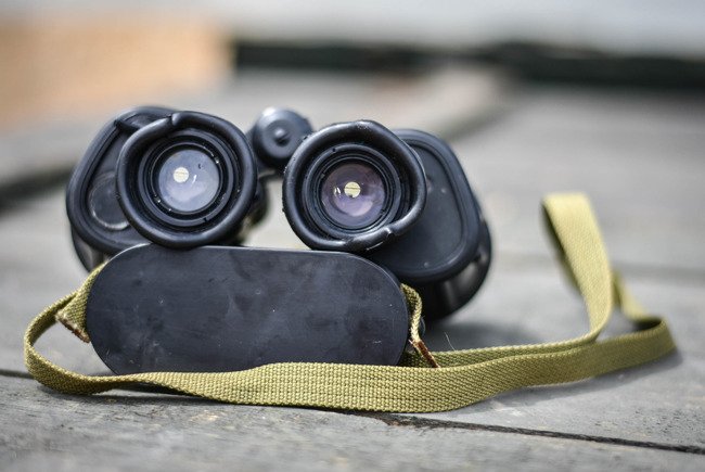 VALDADA IOR B / GA 7x40 military binoculars (infrared filter), Romanian Army Surplus  - like new