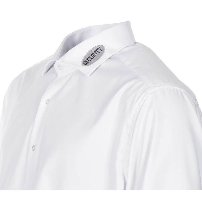 White ETERNA service shirt with "Security" embroidery
