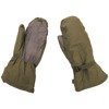 BW mittens, lined, OD green, like new