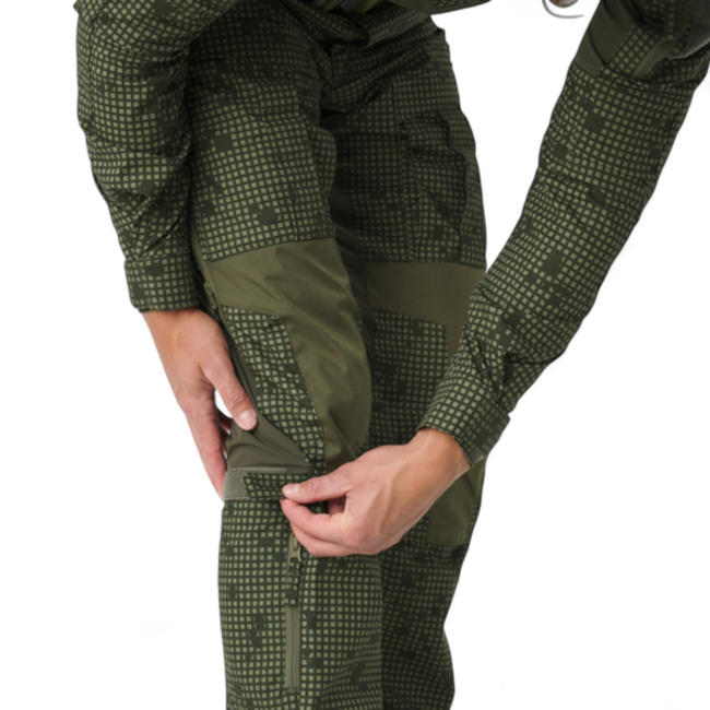 MCDU taktikai nadrág - PolyCotton Stretch Ripstop - Sivatagi éjszakai terepszín / Olíva zöld