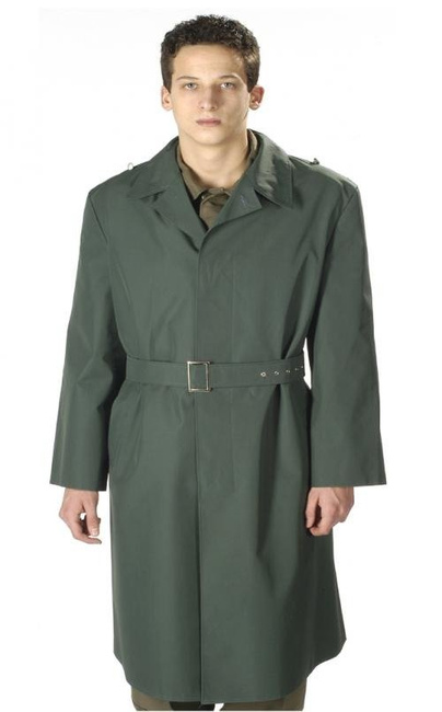 GDR-VOPO" VÍZÁLLÓ TRENCH COAT - KELET-NÉMET HADSEREG - ZÖLD - MINT ÚJ