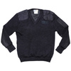 BRITTISH PULLOVER - POLICE - BLUE - LINED - USED