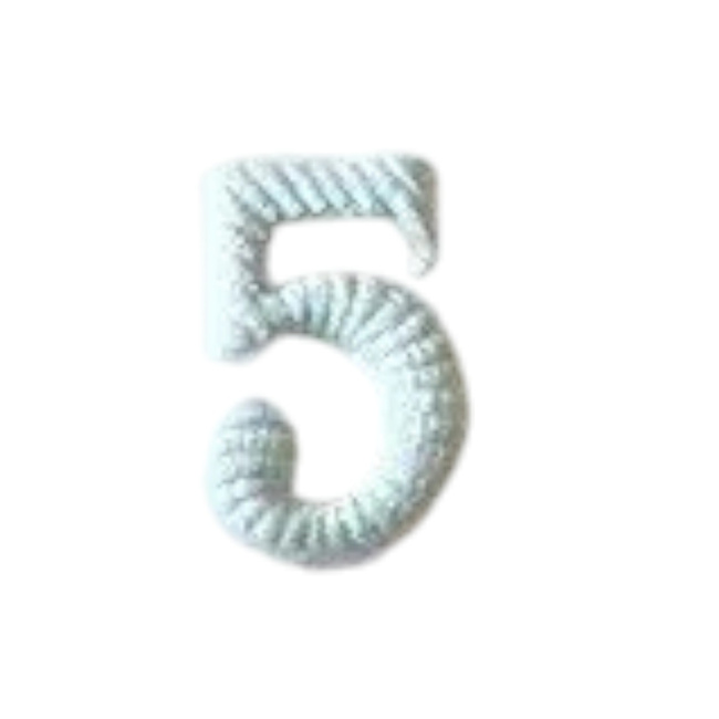 Fém Szám - 5 - Világoskék - Magyar Hadsereg Katonai Surplus - Mint új