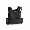 ULTRALIGHT TACTICAL VEST FOR BALLISTIC PLATES - BLACK - OPENLAND