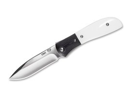 M4-02M Fehér Drop Point zsebkés - CRKT® - Zsebkés s