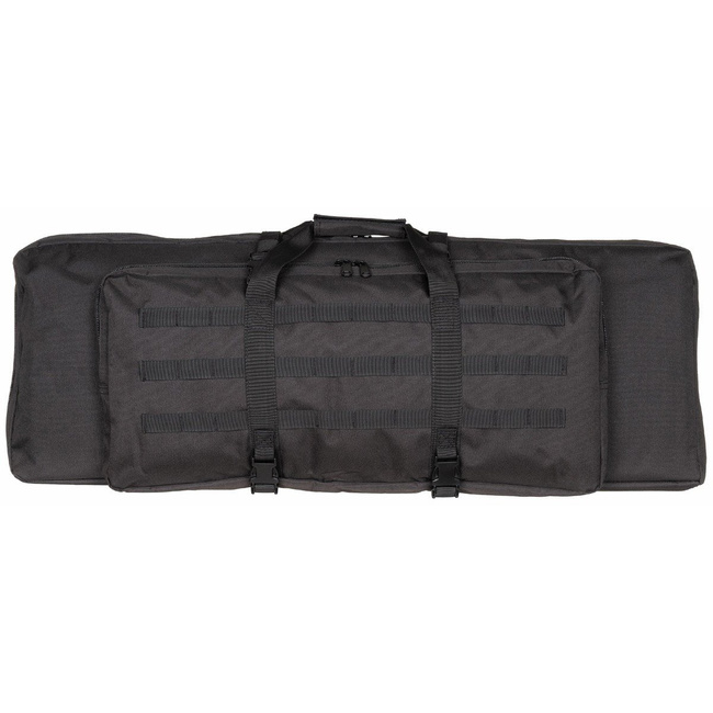 Rifle Bag, black, lined, for 2 rifles