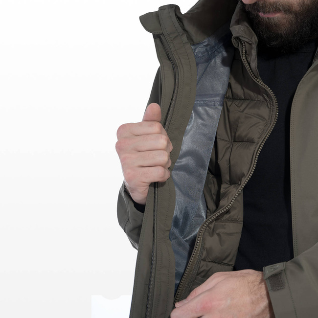 SHELL PARKA KABÁT - VÍZÁLLÓ - "HURRICANE" - PENTAGON® - WOODLAND