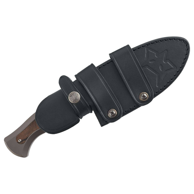 ZSEBKÉS EAST WOOD TIGER BRONZE TITANIUM ZIRICOTE - FOX KNIVES