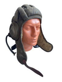 ROMANIAN TANKER WINTER HAT - MILITARY SURPLUS - USED