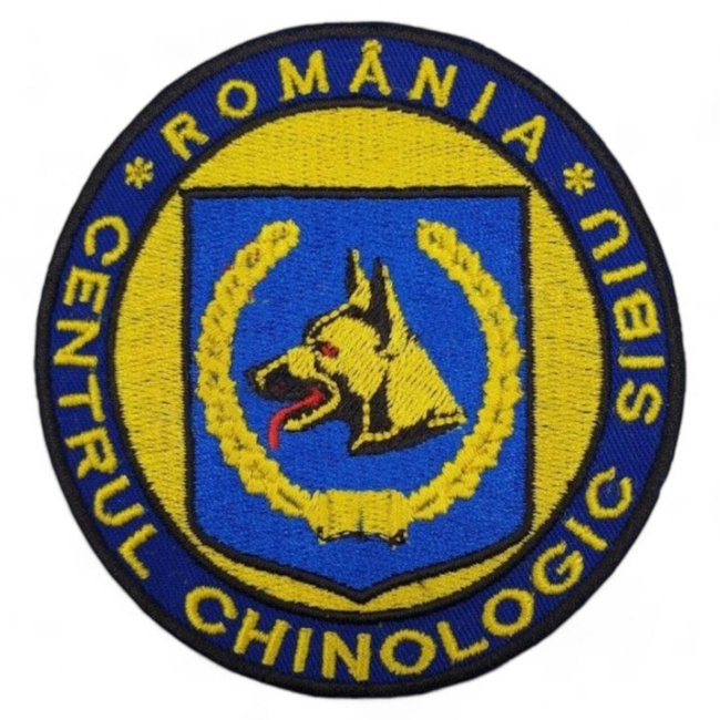 Emblem Centre Chinologic Centre Sibiu (Nagyszeben), forróolvadásos alkalmazással