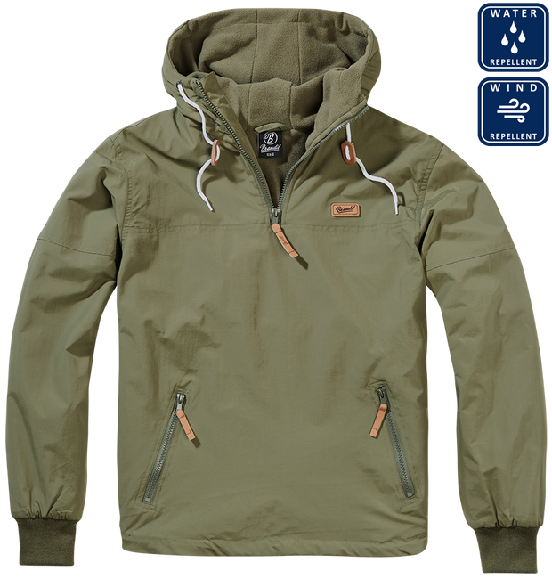 Dzseki Brandit Anorak Luke Windbreaker - Olive