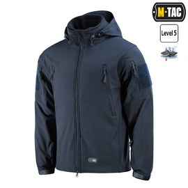 BÉLELT SOFTSHELL KABÁT, SÖTÉTEN TENGERÉSZKÉK - M-TAC