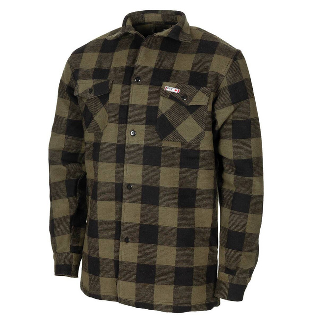 Shirt, green/black