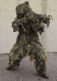 TEREPSZÍNŰ RUHA "GHILLIE" -  4 ELEMEK - Mil-Tec - WOODLAND