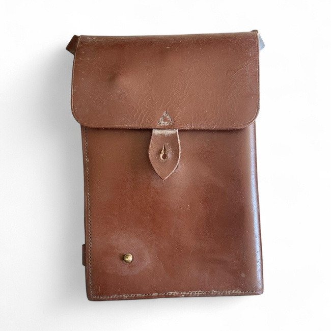 Bortérkép Táska - Katonai Porthart RSR Korszak - Tiszt - Román Hadsereg Katonai Felesleg - Barna - Újszerű