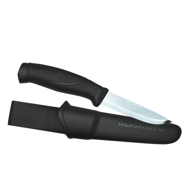 FIXED BLADE KNIFE - MORAKNIV® COMPANION - STAINLESS STEEL - BLACK