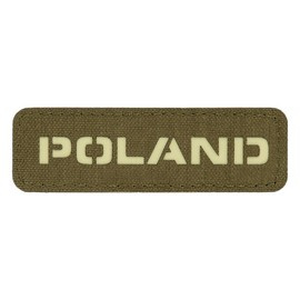 POLAND JELVÉNY - 25 x 80 mm - LASER CUT - RANGER ZÖLD/GID - M-TAC