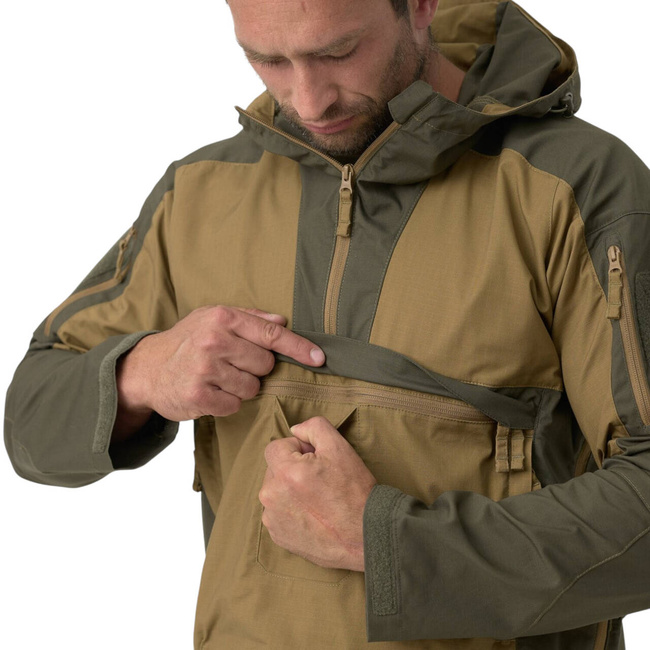 Unisex Tracer Anorak Jacket - Polycotton Stretch Ripstop - Duck Hunter Camo - Helikon Tex