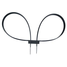PLASTIC HANDCUFFS - BLACK - 80 X 1.27 CM - MFH