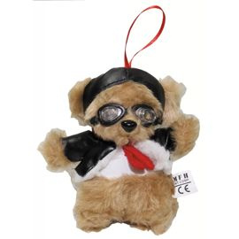 Pilot Bear with Goggles, 14 cm