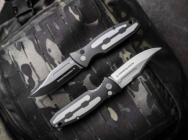 AUTOMATA KÉS KALASHNIKOV 74 AUTO - FEKETE - BOKER PLUS