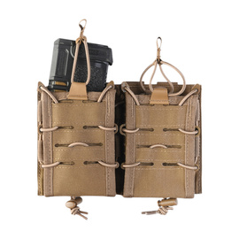 DUPLA TOK TÖLTŐHÖZ - NYITOTT TETEJŰ FLEX -DARK COYOTE - MIL-TEC