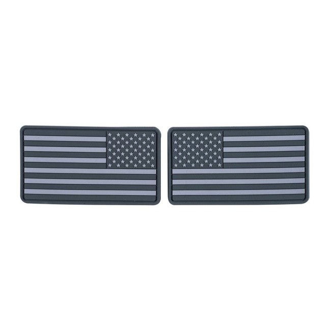 EMBLÉMA USA LARGE FLAG PATCH (SET - 2PCS.) - PVC