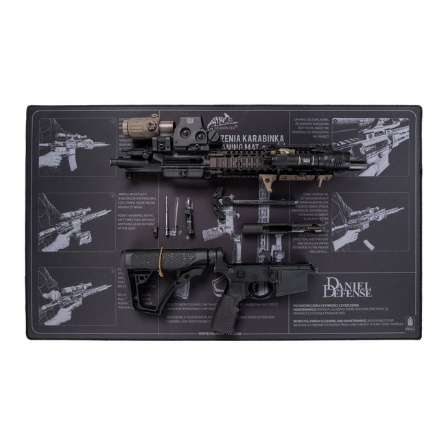 RIFLE CLEANING MAT - 85.5 x 50 CM - Helikon-Tex® - BLACK