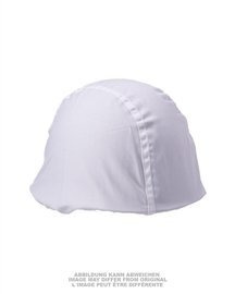 NATO WHITE COTTON HELMET COVER F.COMBAT HELM.USED